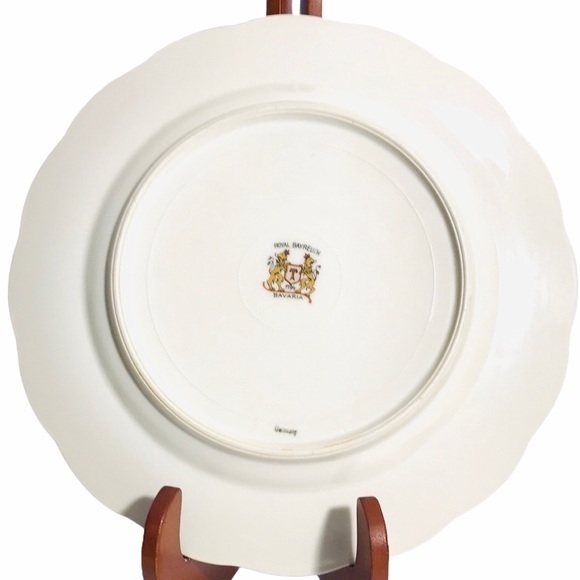5 Vintage Royal Bayreuth Bavaria China Plates - Picture 5 of 6